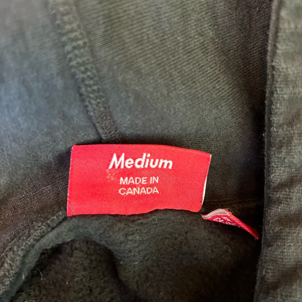Supreme Black Hoodie with Neon Yellow Accent - Picture 6 of 6